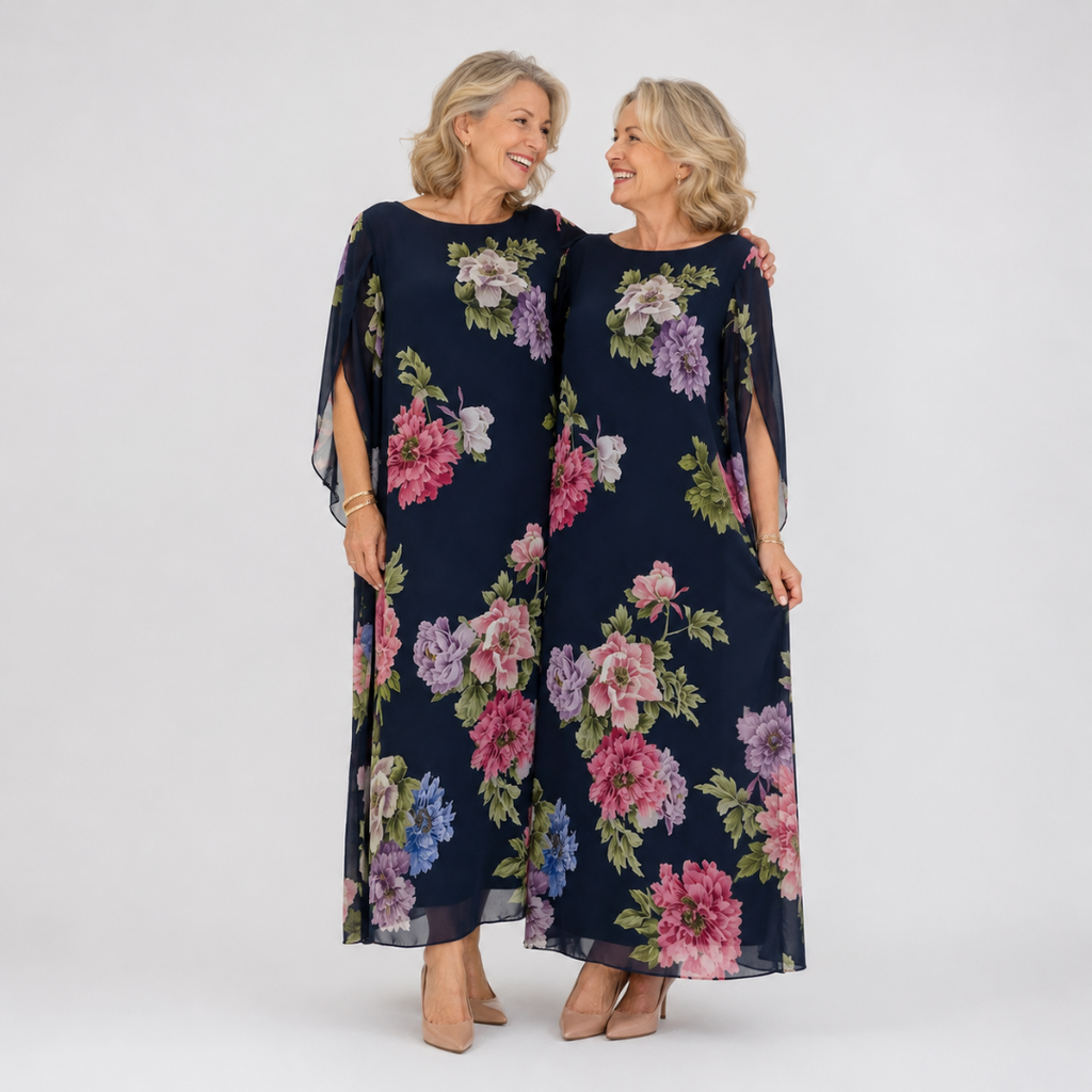 Elowen | Abito Maxi Midnight Bloom