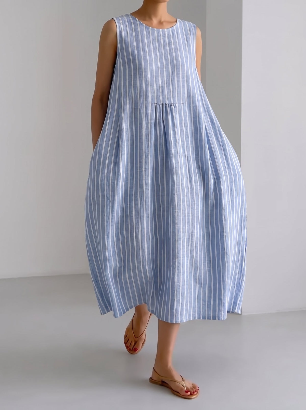 Simona | Abito Midi Stampato